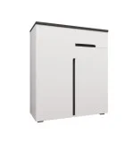 Chest of drawers 2D1SH Jordan white / anthracite order